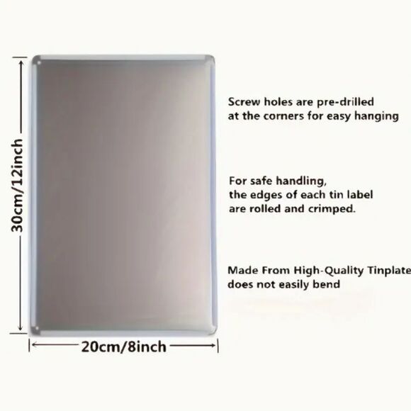 Wizard of Oz Metal Wall Decor Sign Tin Wicked Witch Glinda Movie Fan Scarecrow - Picture 3 of 5